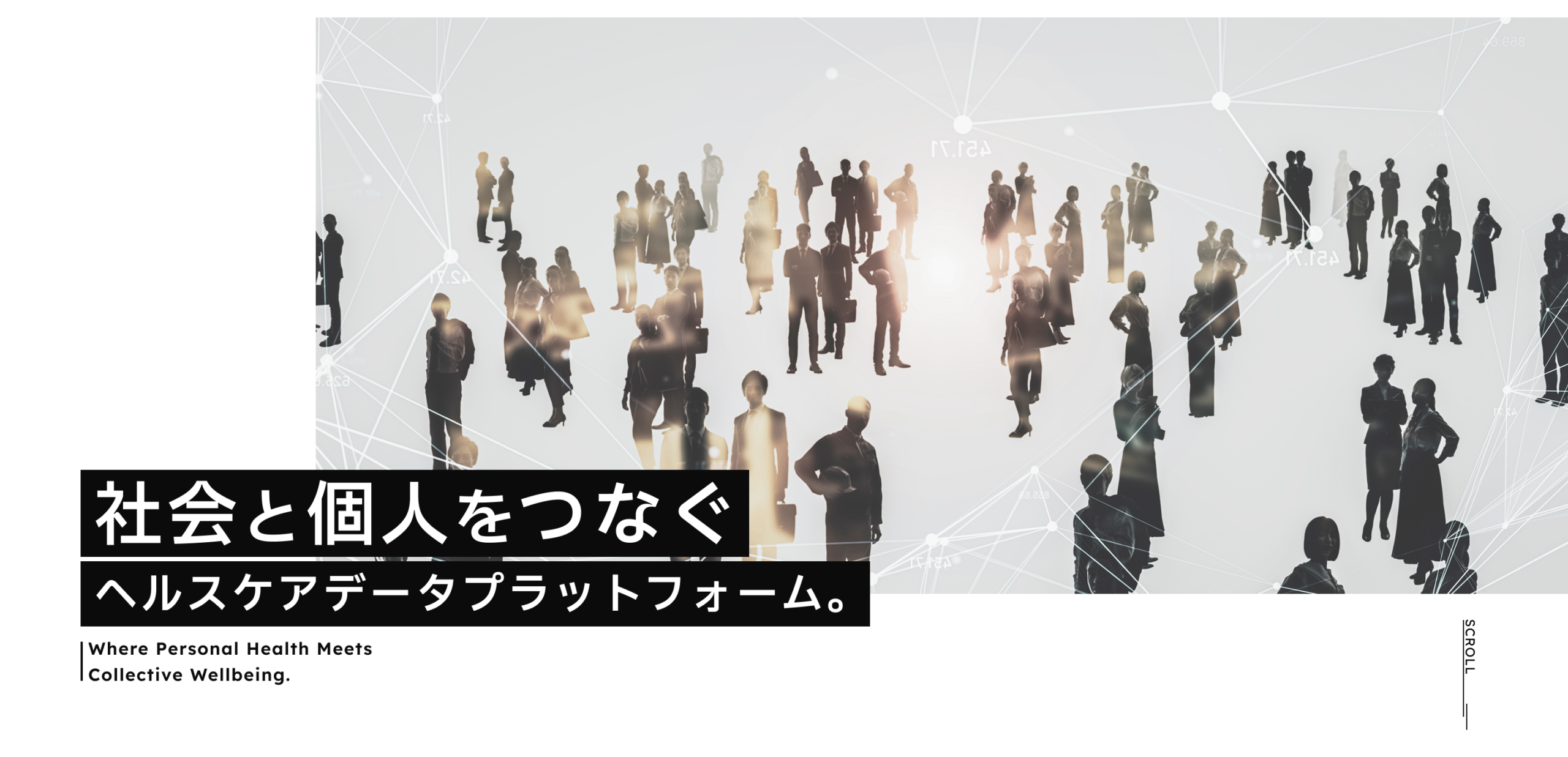 社会と個人を繋ぐヘルスケアデータプラットフォーム